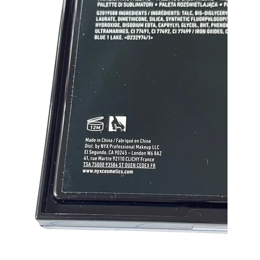 NYX Profesional Make Up Born to Glow Highlighting Palette NEW